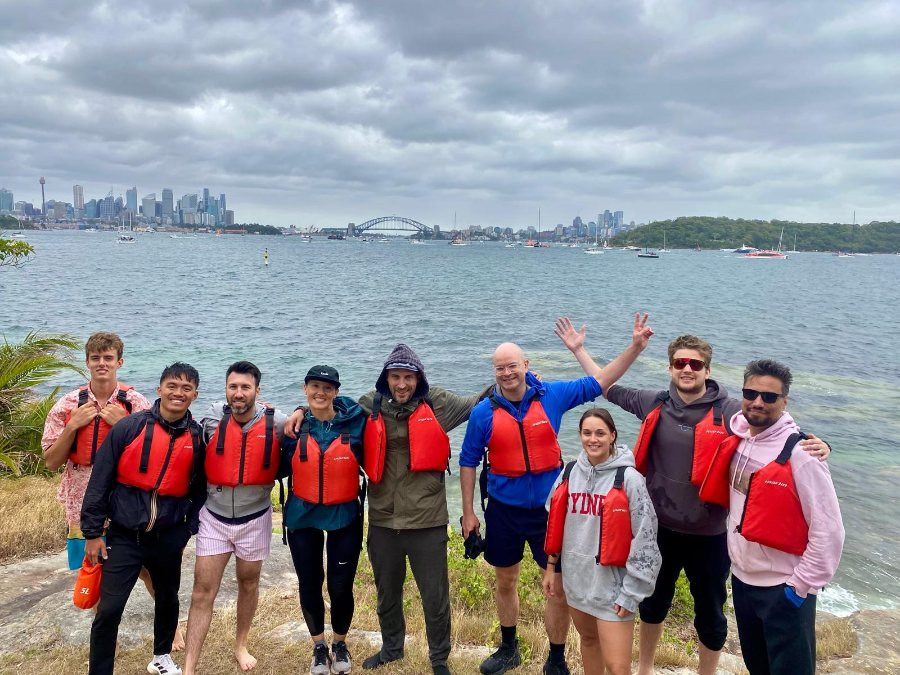 Sydney Harbour kayak trip