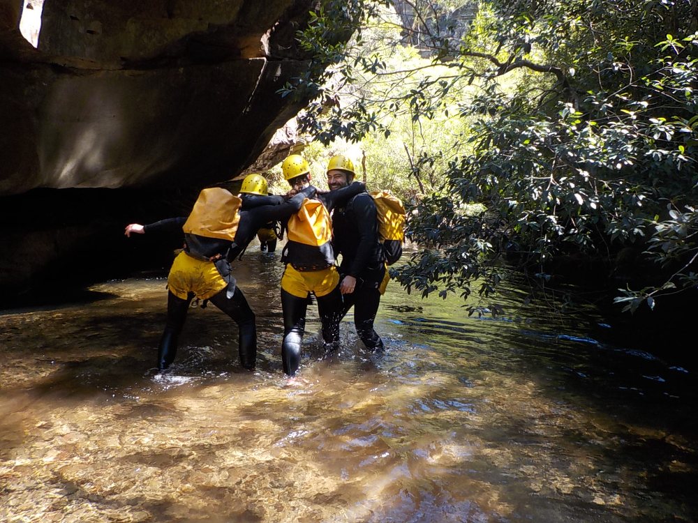 Canyoning, Blue Mountains