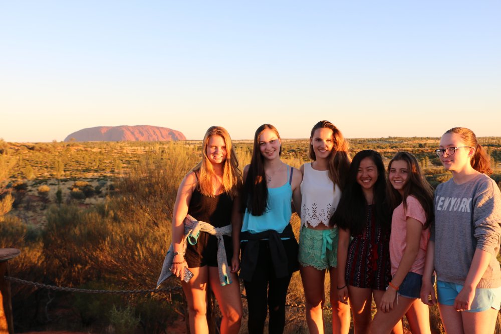 Uluru at sunset