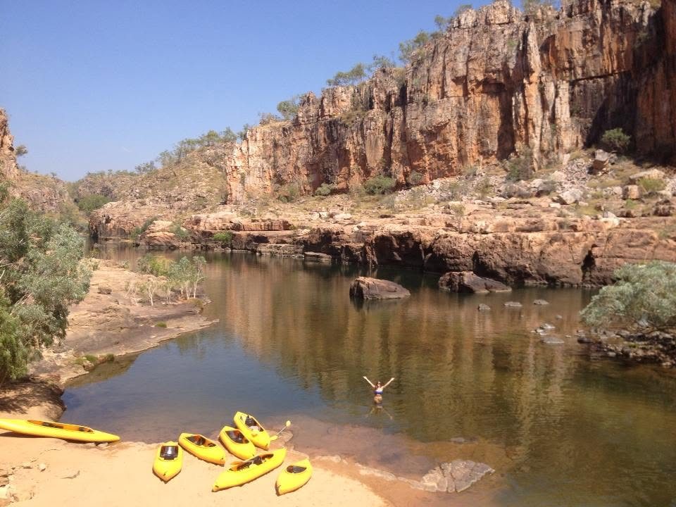 Kayaking Katherine Gorge, Northern Territory