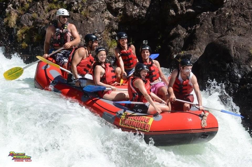 White-water rafting, Tully