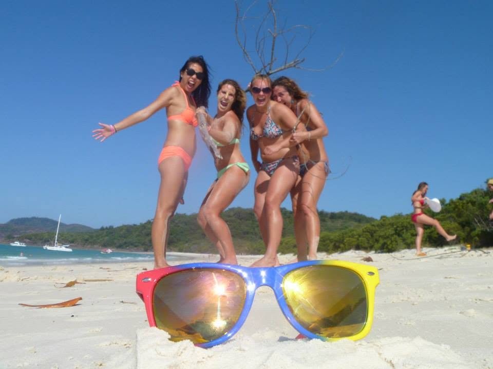 Whitehaven Beach crew